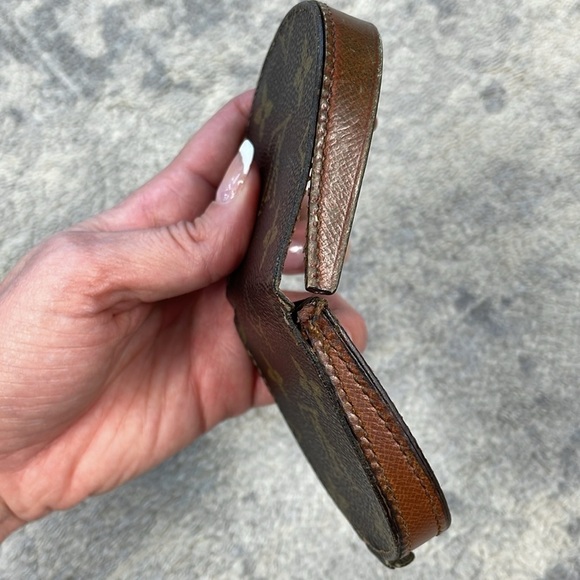 Vintage Louis Vuitton Porte Monnaie Cubetto Brown Monogram Coin Case Rounded - Picture 10 of 17